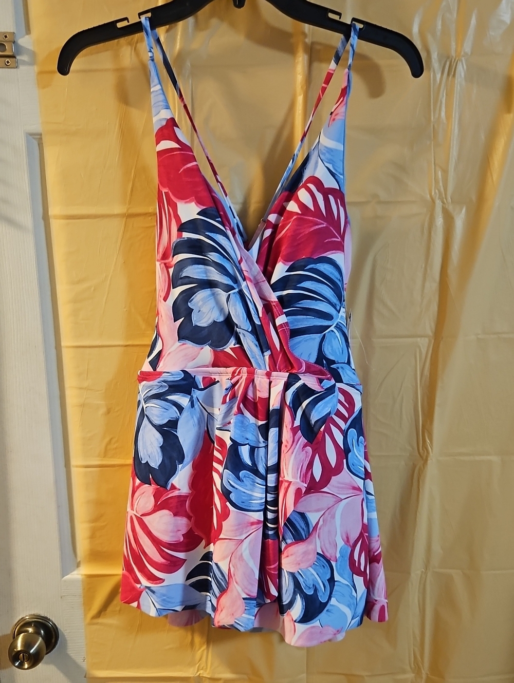 STELLA PARKER ONE PIECE SWIMDRESS: PINK SUMMER: NEW WITH TAGS: SIZE L